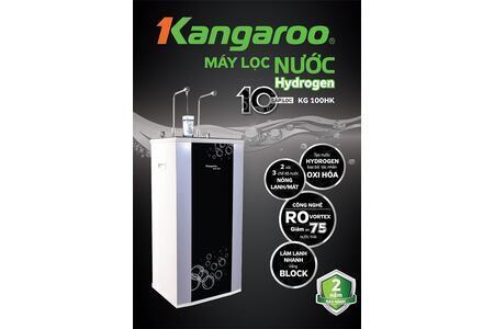 Máy lọc nước nóng lạnh Hydrogen 10 lõi Kangaroo KG100HK