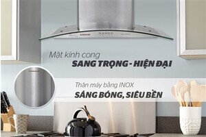 MÁY HÚT MÙI KÍNH CONG SUNHOUSE SHB6629-70C