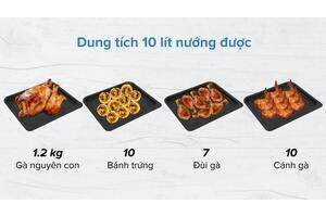 Nồi chiên không dầu Kalite Q10 10 lít