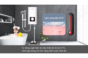 Máy nước nóng trực tiếp Panasonic 4500W DH-4NTP1VM ( có bơm)