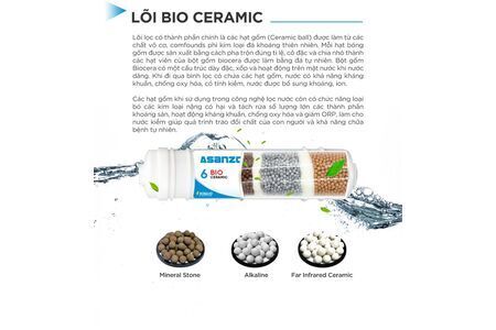 MÁY LỌC NƯỚC R.O iSAQUA NÓNG LẠNH 10 CẤP ASZ-1021NL