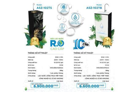 MÁY LỌC NƯỚC iSAQUA ASZ-102TB