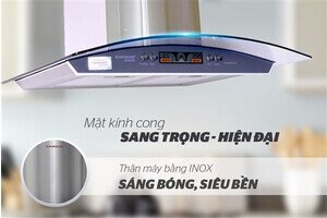 MÁY HÚT MÙI KÍNH CONG SUNHOUSE MAMA MM6716-70