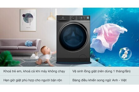 Máy giặt Electrolux Inverter 9 kg EWF9042R7SB