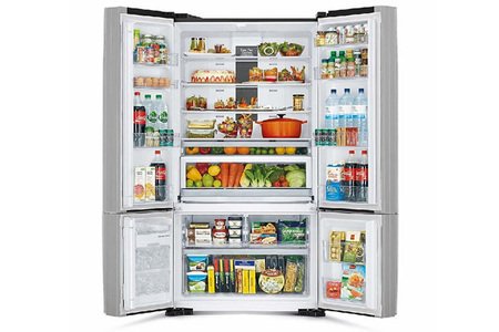 Tủ lạnh Hitachi inverter 640 Lít 4 cửa R-FWB850PGV5(GBK)