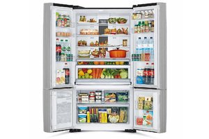 Tủ lạnh Hitachi inverter 640 Lít 4 cửa R-FWB850PGV5(GBK)
