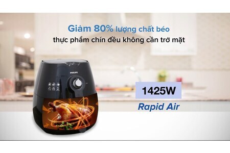 Nồi chiên không dầu Philips HD9220/20 2.4 lít