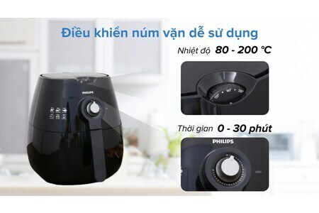 Nồi chiên không dầu Philips HD9220/20 2.4 lít