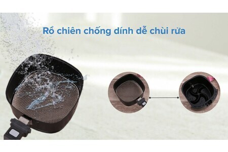 Nồi chiên không dầu Philips HD9220/20 2.4 lít