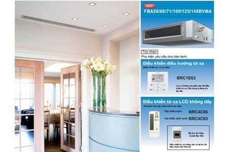 Máy Lạnh Nối Ống Gió Daikin FBA60BVMA9/RZF60CV2V+BRC4C66 Inverter