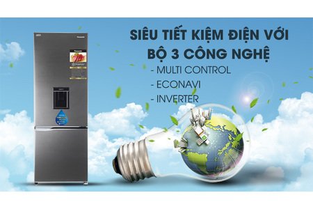 Tủ lạnh Panasonic Inverter 290 lít NR-BV320WSVN