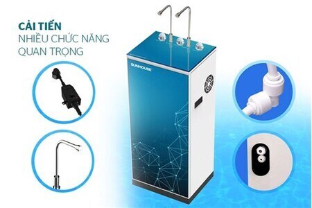 Máy lọc nước R.O nóng lạnh 9 lõi SUNHOUSE SHA76211CK