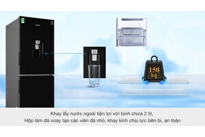 Tủ lạnh Samsung Inverter 276 lít RB27N4170BU/SV ngăn đá dưới