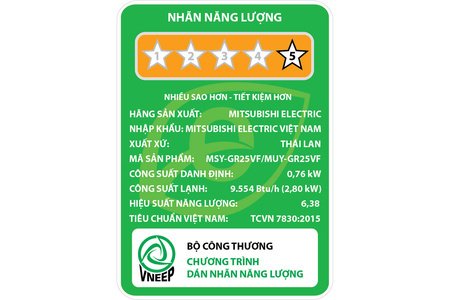 Máy lạnh Mitsubishi Electric Inverter 1 HP MSY/MUY-GR25VF