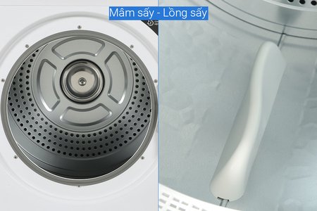 Máy sấy thông hơi Galanz 8 Kg DV-80T5C(W) - màu trắng