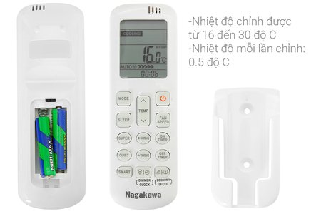 Máy lạnh Nagakawa Inverter 2HP NIS-C18R2H12