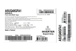 Dàn nóng Multi Inverter 5 HP LG A5UQ48GFA1