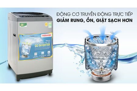 Máy giặt Toshiba Inverter 9 Kg AW-DJ1000CV SK