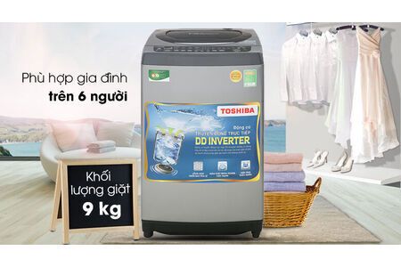 Máy giặt Toshiba Inverter 9 Kg AW-DJ1000CV SK