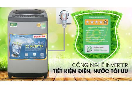 Máy giặt Toshiba Inverter 9 Kg AW-DJ1000CV SK