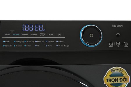 Máy giặt Aqua Inverter 9 kg AQD-D902G BK