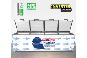 Tủ đông Darling Smart Inverter 2500 Lít DMF-1979ASI ( Dàn lạnh 100% bằng ống Đồng )