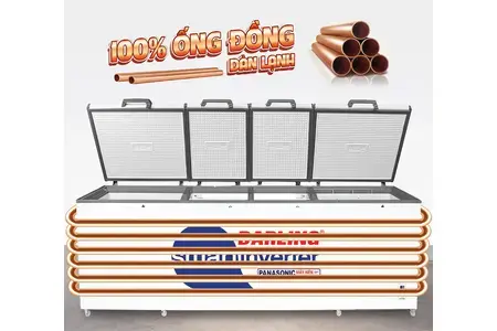 Tủ Đông Darling Inverter DMF-1779ASI 2100 lít 4 Cánh Thông Minh ( Dàn lạnh 100% bằng ống Đồng )