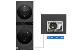 Máy giặt sấy LG Inverter 14 kg WT1410NHB