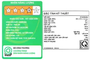 Tủ lạnh Samsung Inverter 319 lít RT32K5932BU/SV