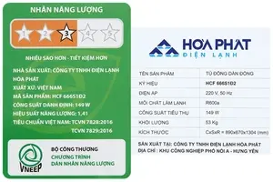 Tủ đông Hòa Phát 352 lít HCF 666S1Đ2