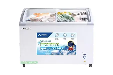 Tủ đông trưng bày Hòa Phát 280 lít HSF AD6280.C1 mặt kính