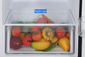 Tủ lạnh Aqua Inverter 189 lít AQR-T220FA(FB) màu đen