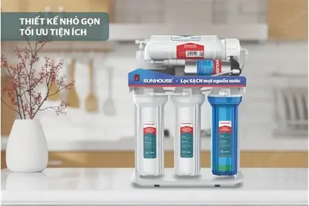 Máy lọc nước R.O không vỏ 6 lõi SUNHOUSE SHA88512KV