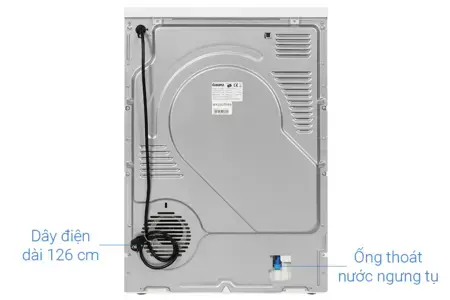 Máy sấy ngưng tụ Galanz 8 Kg DC-80S5C - màu trắng