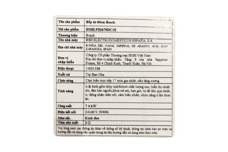 Bếp từ 3 vùng nấu lắp âm Bosch PID675DC1E