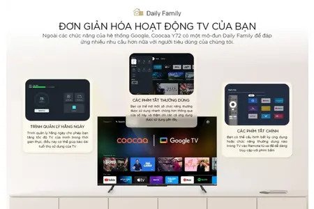 Google Tivi Coocaa 4K 70 Inch 70Y72