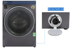 Máy giặt sấy Aqua Inverter giặt 15 kg - sấy 10 kg AQD-DH1500G PP