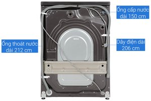 Máy giặt sấy Aqua Inverter giặt 15 kg - sấy 10 kg AQD-DH1500G PP