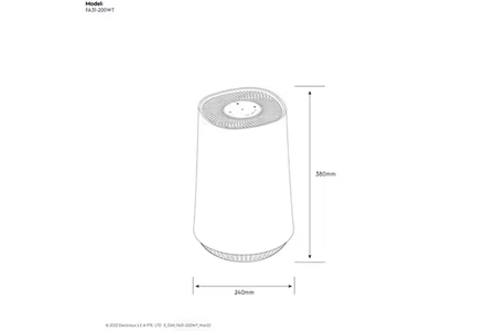 Máy lọc không khí Electrolux FA31-200WT