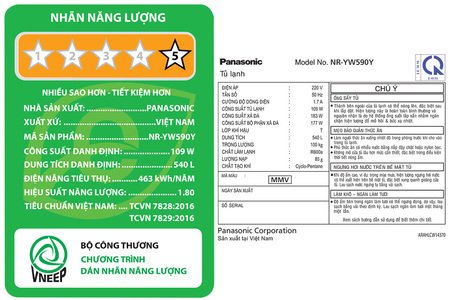 Tủ lạnh Panasonic Inverter 540 lít Multi Door PRIME+ Edition NR-YW590YMMV