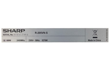 Lò vi sóng Sharp R-205VN(S) 20 lít