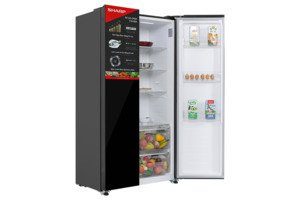 Tủ lạnh Sharp Inverter 442 lít Side By Side SJ-SBX440VG-BK