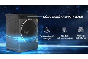 Máy giặt Aqua Inverter 10 kg AQD-DW1000J.BK