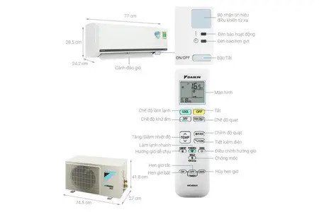 Máy lạnh Daikin Inverter 2 HP FTKB50YVMV