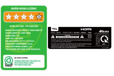 Google Tivi TCL 4K 75 inch 75P737