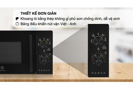 Lò vi sóng có nướng Electrolux EMG20K22B 20 lít