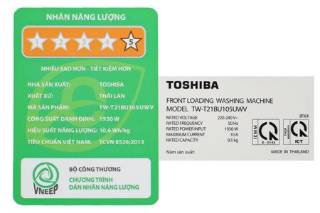 Máy giặt Toshiba Inverter 9.5 kg TW-T21BU105UWV(MG)
