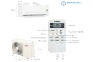 Máy Lạnh Toshiba Inverter 2 HP RAS-H18S4KCV2G-V