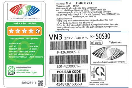 Google Tivi Sony 4K 43 inch K-43S30 Mới 2024