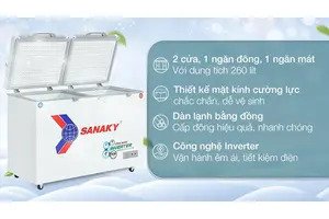 Tủ đông Inverter Sanaky VH-3699W4K 360 lít